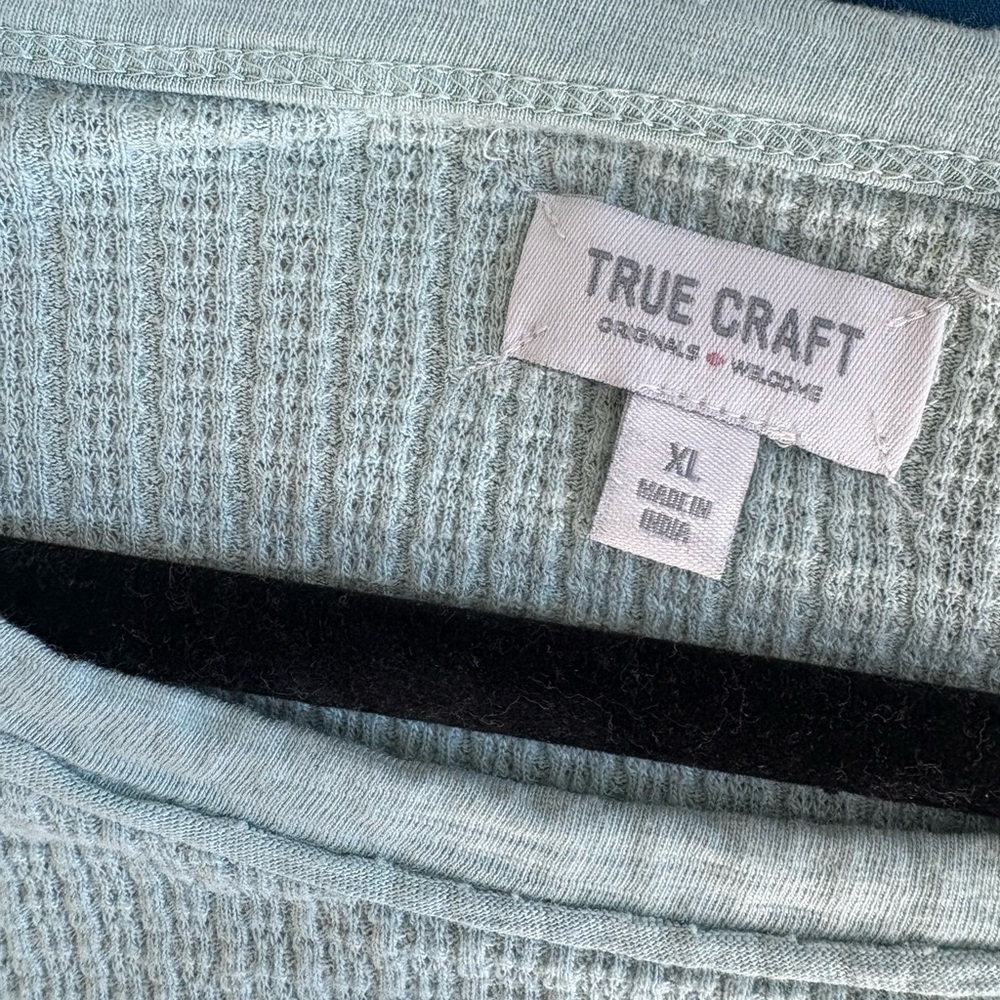 True Craft Soft Blue Knit Top